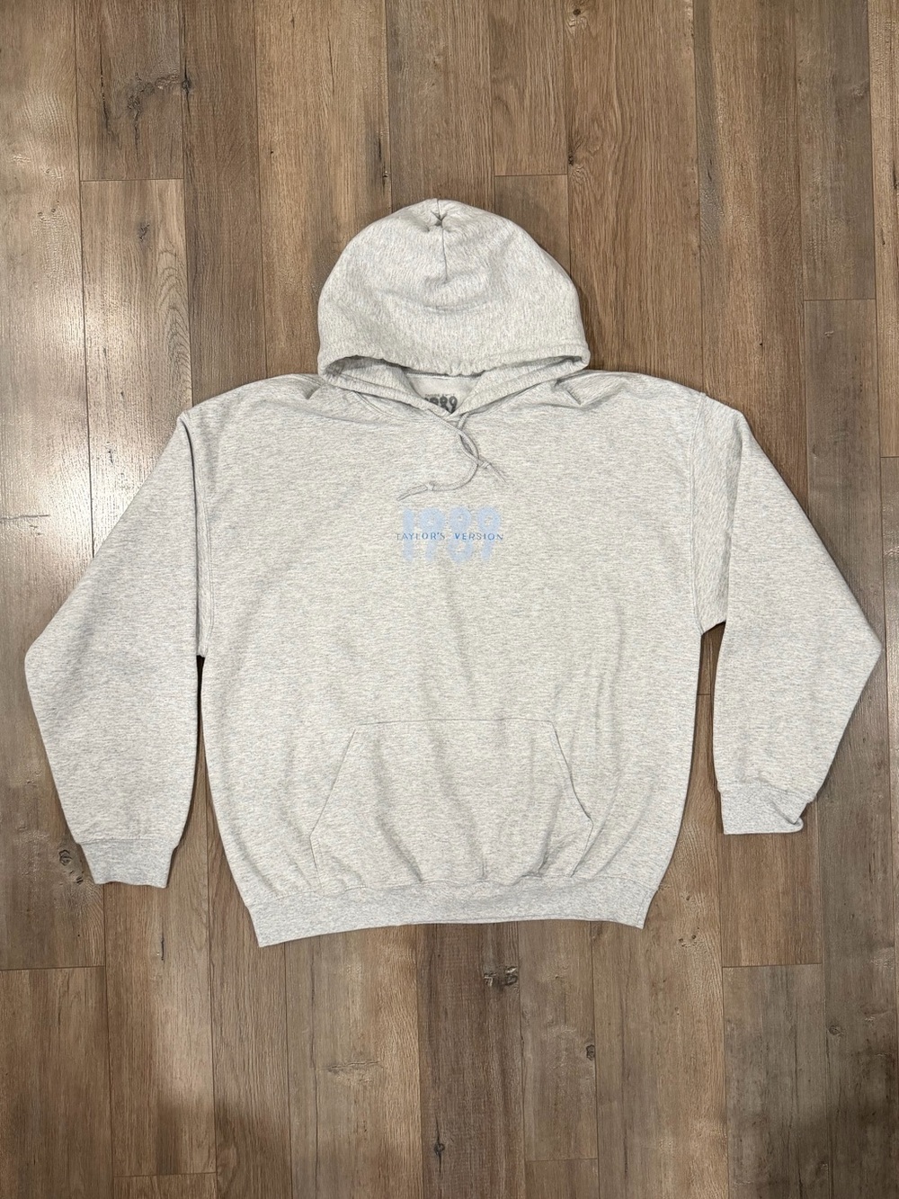 Taylor Swift 1989 “Taylor’s Version” Tour Hoodie - Light Gray Pullover